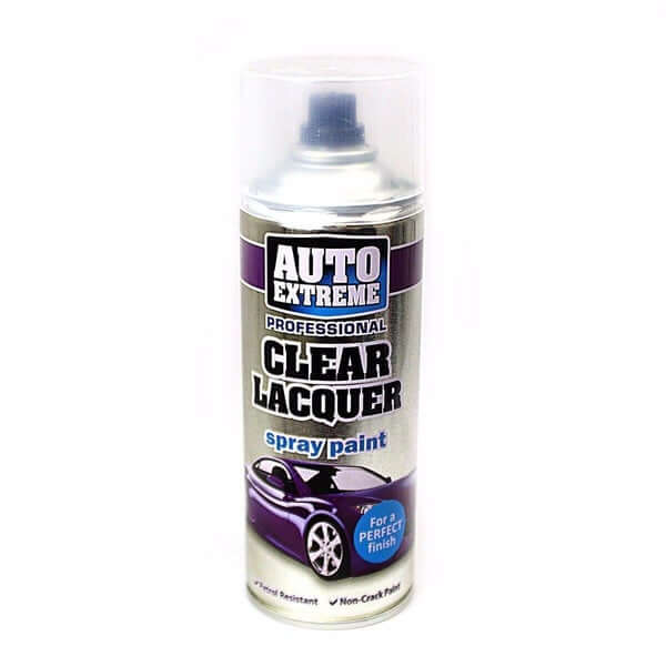 Auto Extreme Professional Clear Lacquer Spray Paint 400ml Auto Extreme Professional Clear Lacquer Spray Paint 400ml